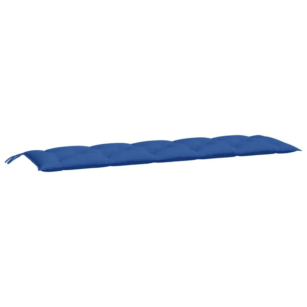 Almofadão para banco de jardim 180x50x7 cm tecido oxford azul vidaXL