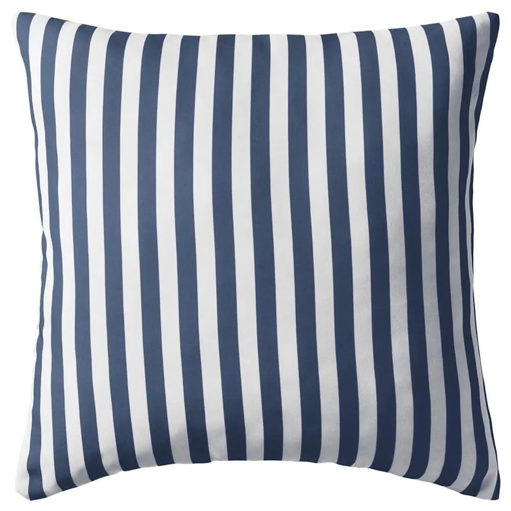 Almofadas para exterior 4 pcs 45x45 cm riscas azul-marinho vidaXL
