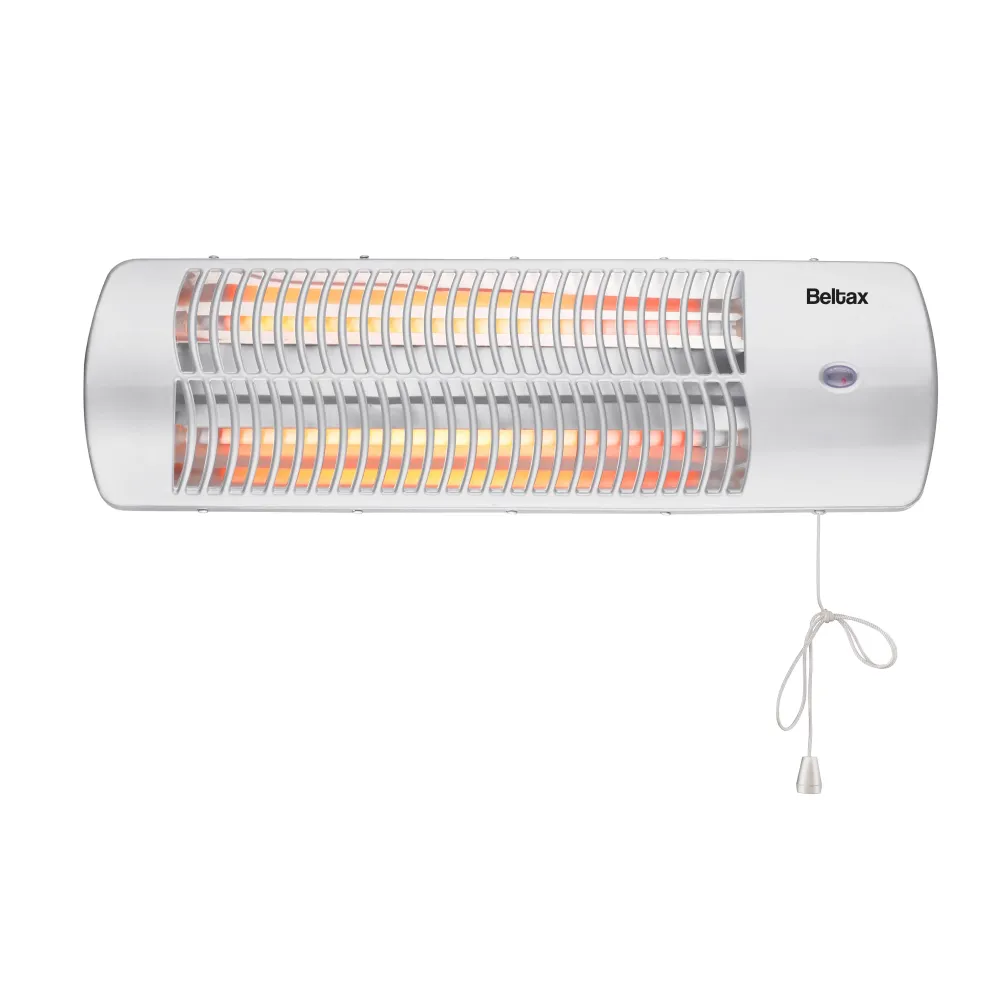 Aquecedor Parede Beltax BCH1505 | 1200W, Quartzo, IP24 com Termostato Ajustável