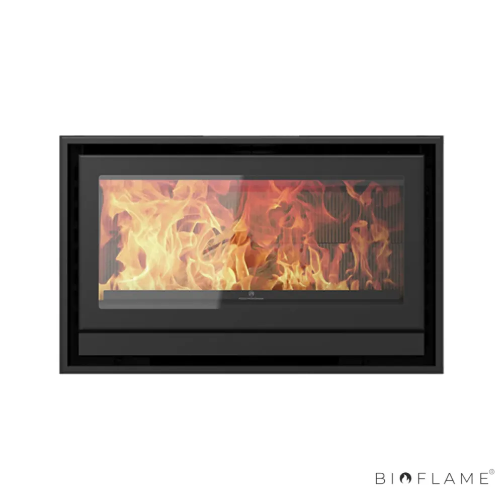 RECUPERADOR DE CALOR LENHA COM VENTILAÇÃO CANALIZÁVEL - FOGO MONTANHA ELEGANTE E901