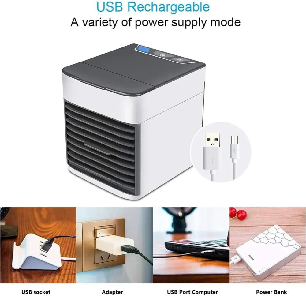 Mini Ar Condicionado - Pequeno Climatizador Portátil