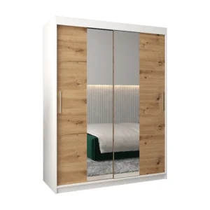 Armário TOKYO 1 com portas de correr 200/150/62 2 puertas (branco/artisan)