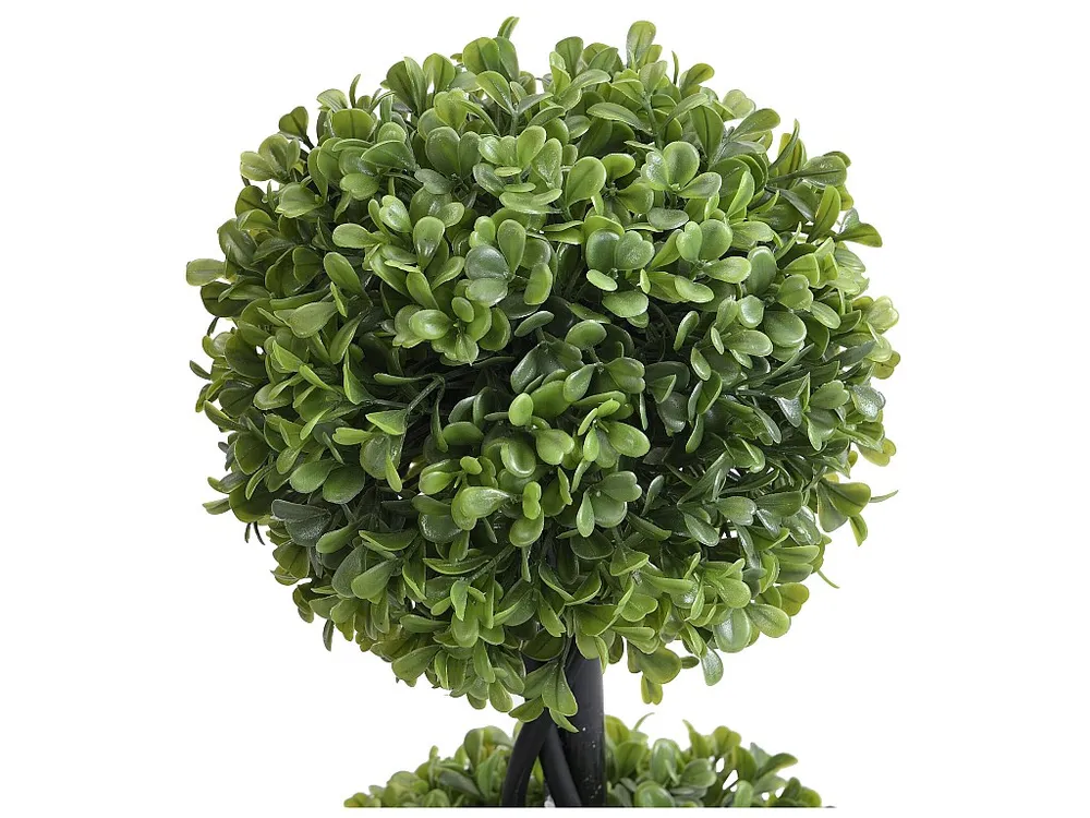 Planta, árvore, arbusto artificial buxo 3 bolas . 90 x D. 18 cm verde - PILANA