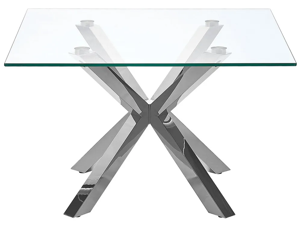 Puxador para Persianas Glass Top Coffee Table Prateado STARLIGHT