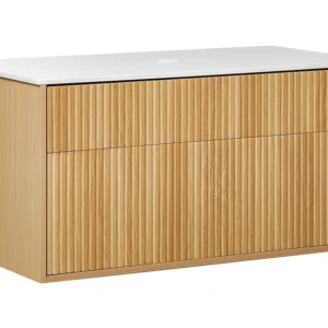 Armário de parede para casa de banho castanho distinto 100 x 52 cm BEXTI