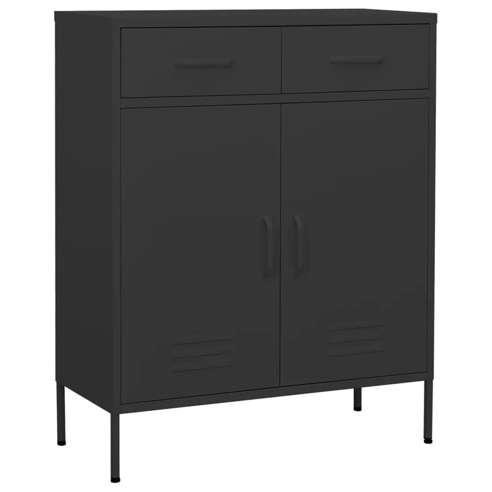 Móvel Escultural Armário de arrumação ço 80x35x101,5 cm antracite