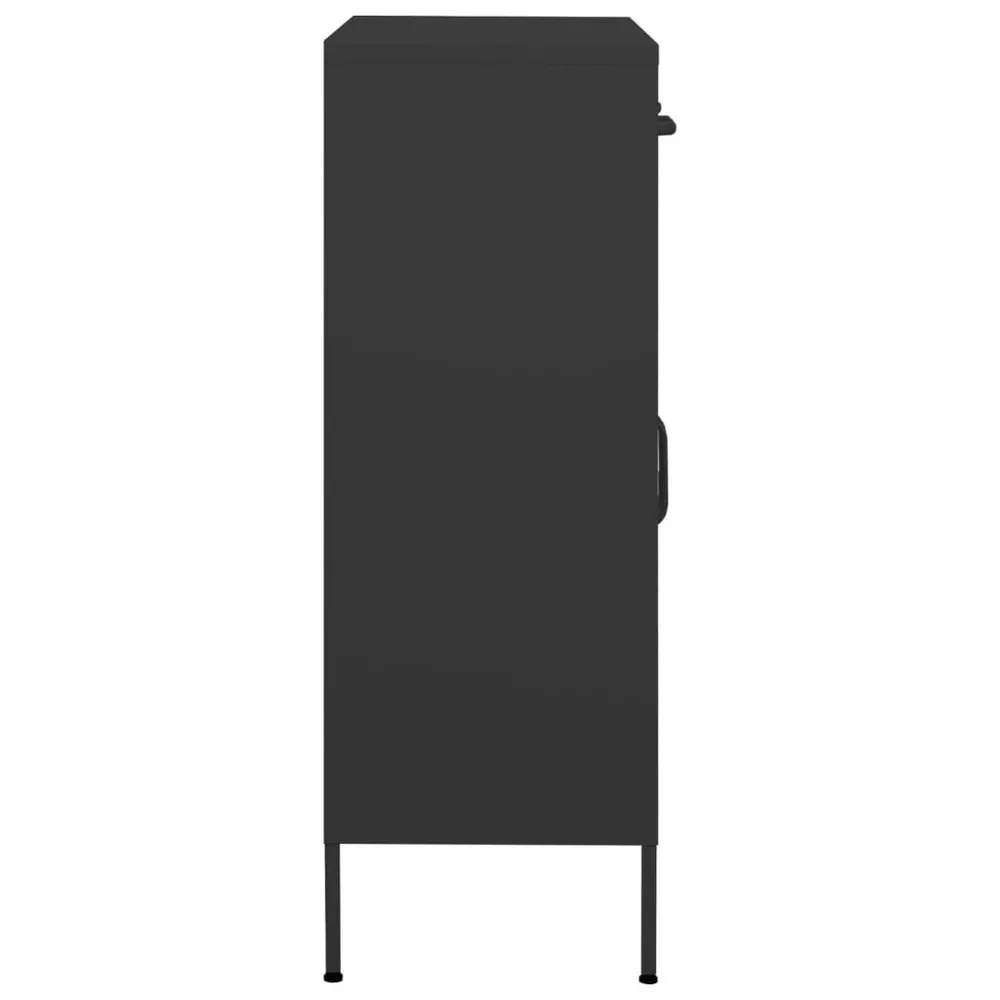 Móvel Escultural Armário de arrumação ço 80x35x101,5 cm antracite