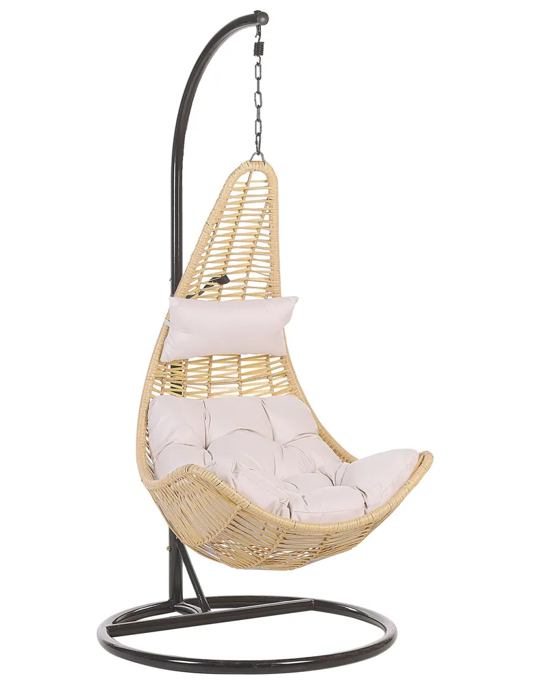 Hanging Chair Stand ATRI PE Rattan Orgânico