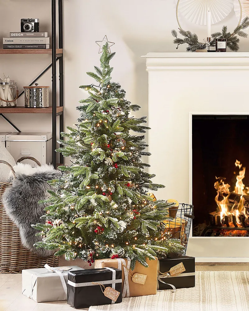Frosted Christmas Tree 120 cm Green DENALI