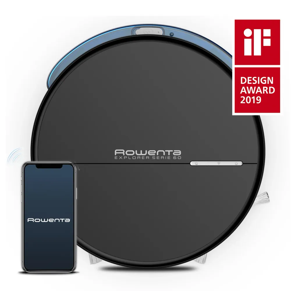 ASPIRADOR ROBOT ROWENTA - RR 7455 WH Bateria de Longa Duração