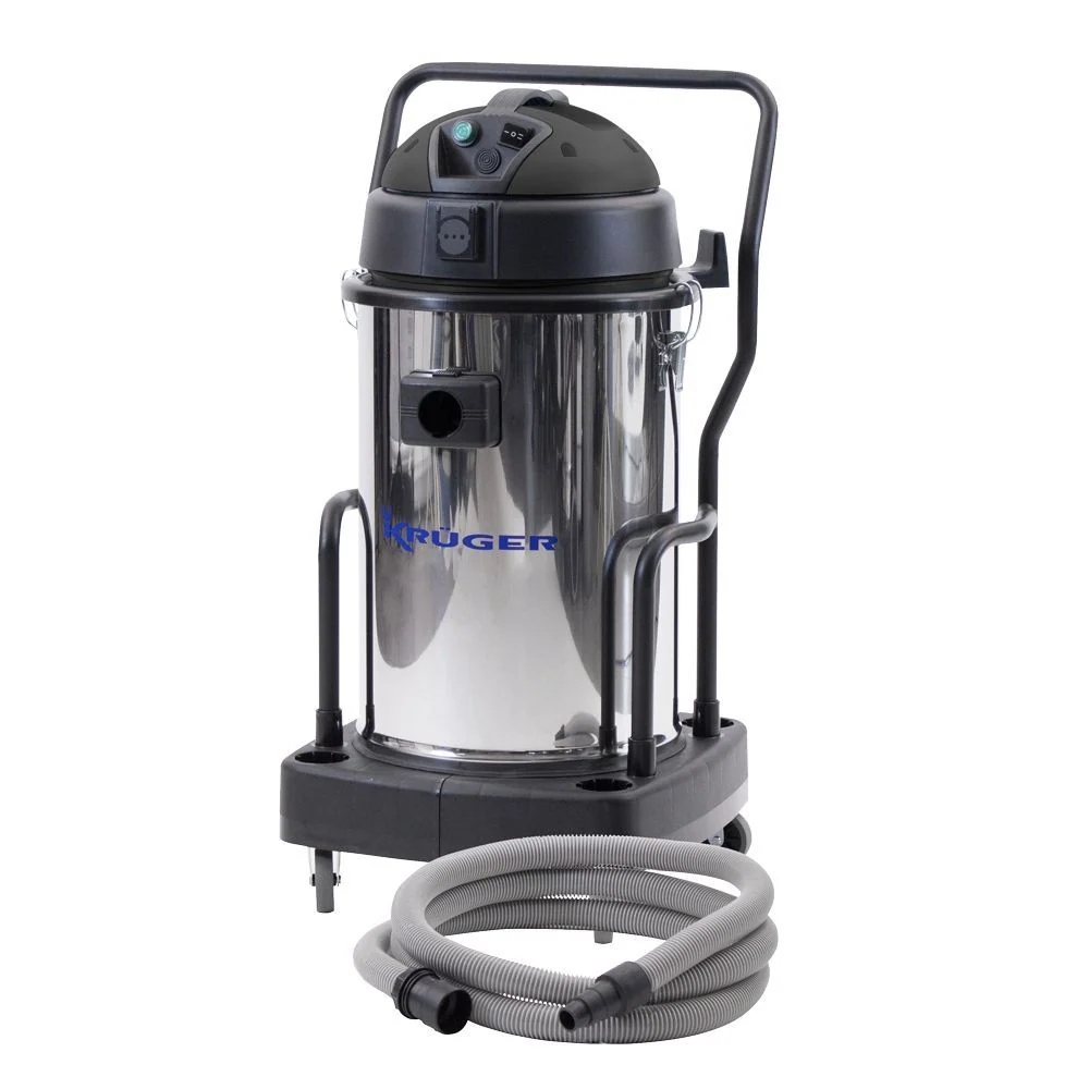 KRUGER KRA70TL Aspirador Telecontrol Eléctrico 230 V – 2.800 W – 70 L para Pelos de Animais