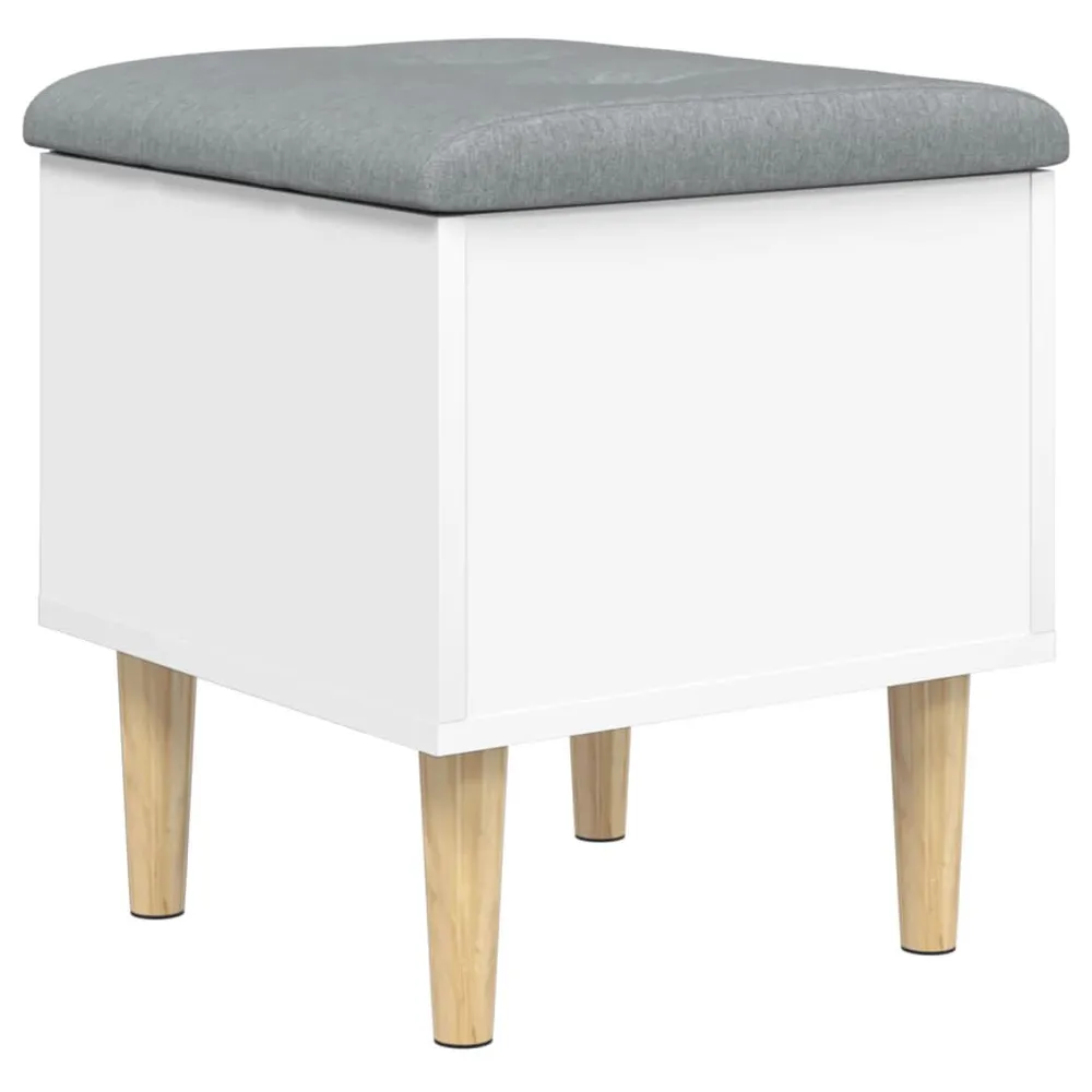 Cabideiro de Parede Banco de arrumação 42x42x46 cm derivados de madeira branco