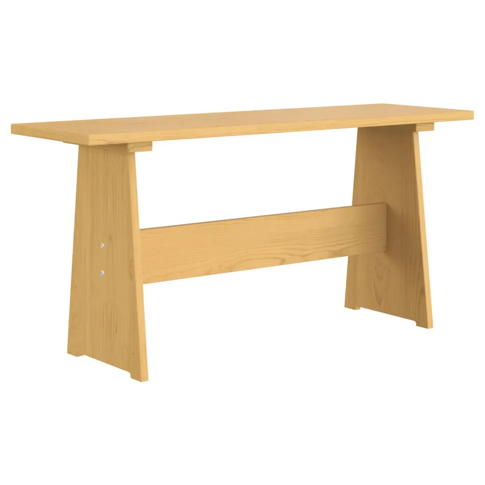Cadeira de Jantar Mesa de jantar com banco REINE pinho maciço castanho mel