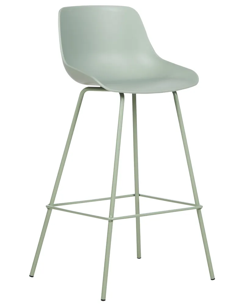 Bar Chair Set 2 Light Oliva EMMET