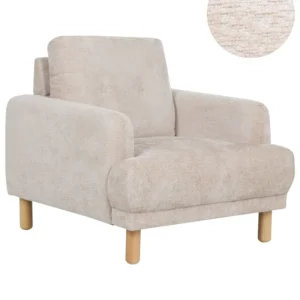 Design Ergonômico Infantil Armchair TUVE Boucle Bege claro
