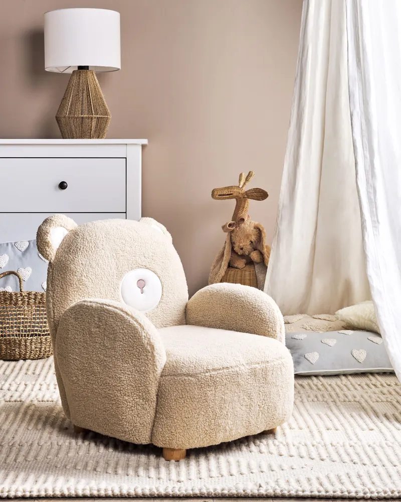 Kids Chair BOO Fabric Tom neutro