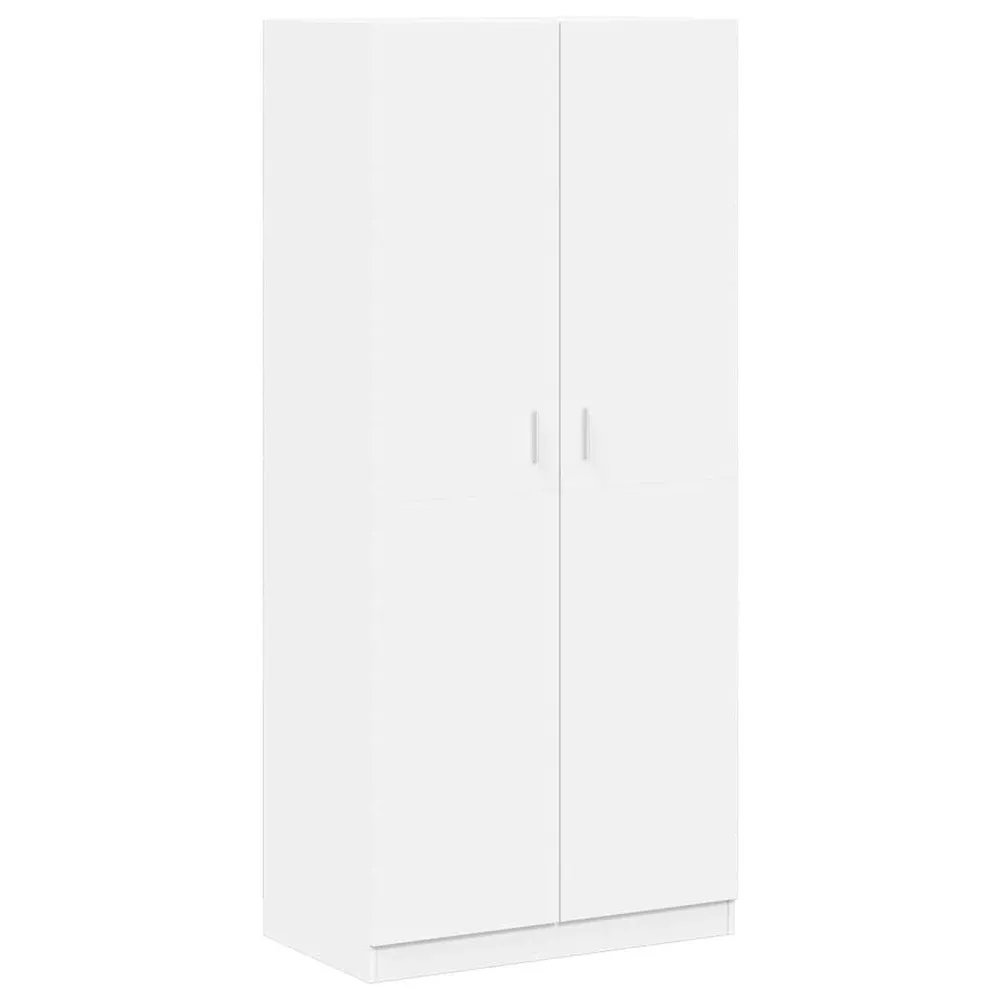 Roupeiro 90x52x200 cm derivados de madeira branco para Quarto Infantil