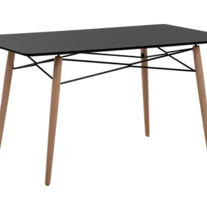 Dining Table 140 x 80 cm Negro BIONDI