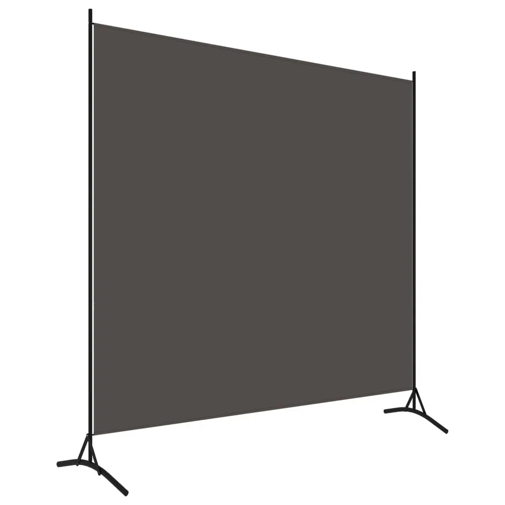 Divisória de quarto com 1 painel 175x180 cm antracite para Quartos de Casal