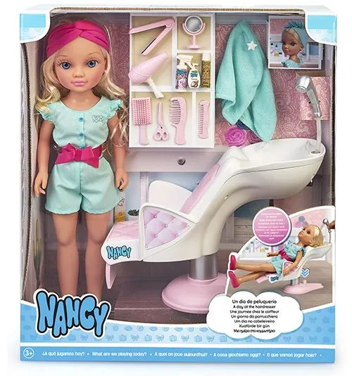 Artesanal Exclusivo Boneca Nancy - Um Dia no Cabeleireiro - Famosa