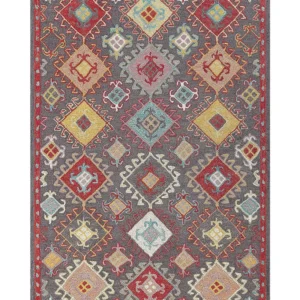 Wool Area Rug 140 x 200 cm Multicolour FINIKE