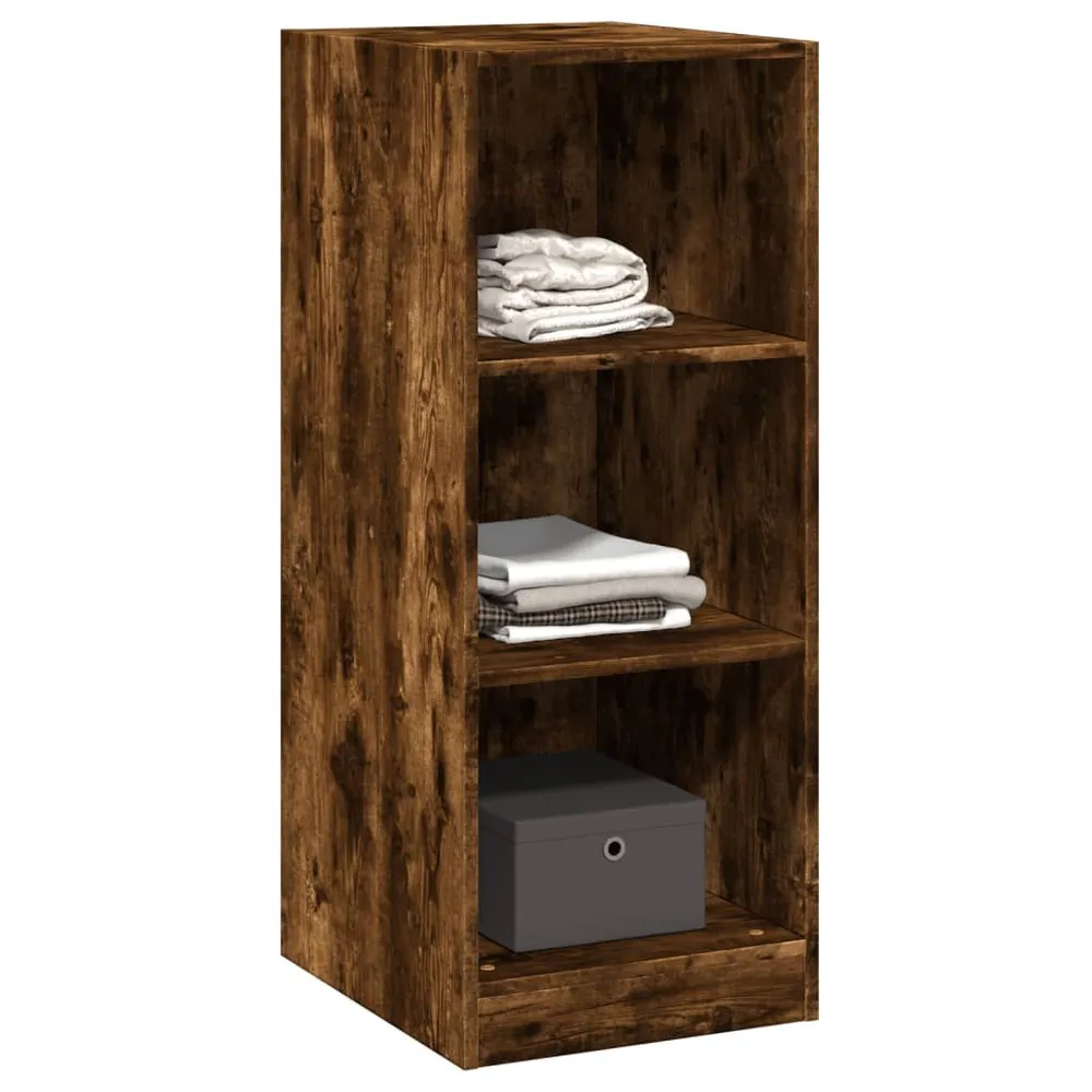 Sistema Modular Completo Roupeiro 48x41x102 cm derivados de madeira carvalho fumado