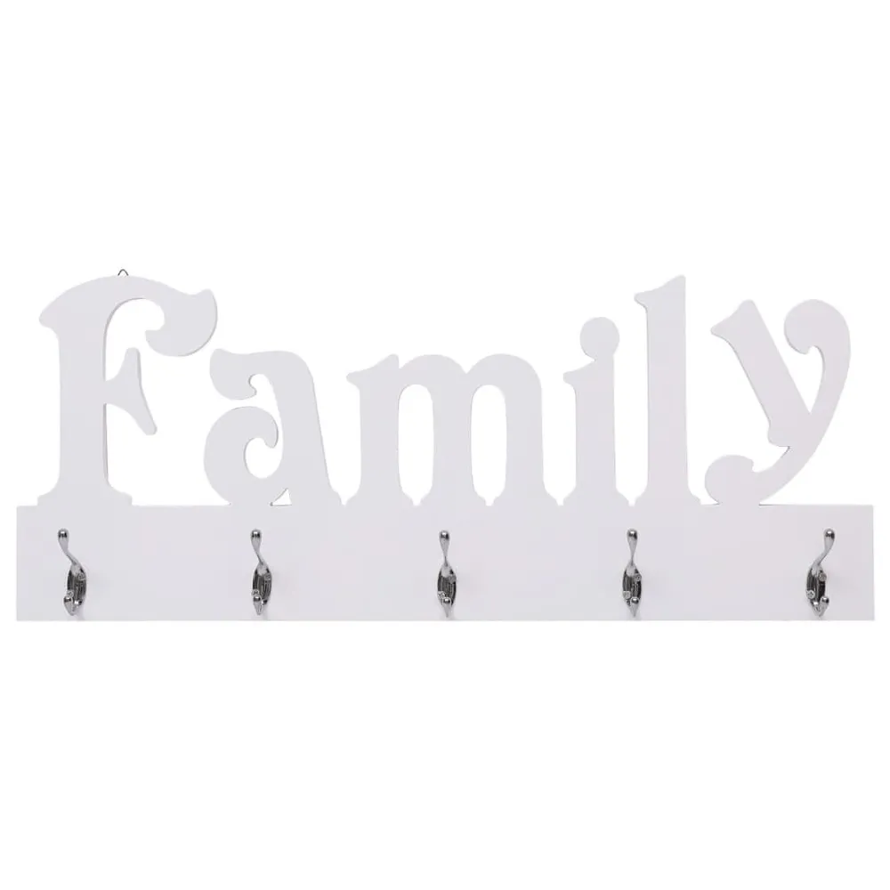 Cabide de parede FAMILY 74x29,5 cm vidaXL