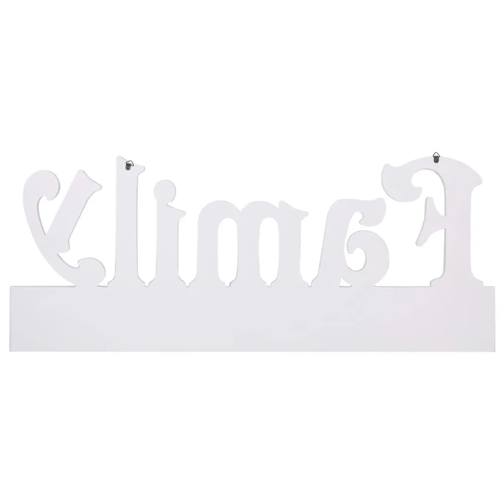 Cabide de parede FAMILY 74x29,5 cm vidaXL