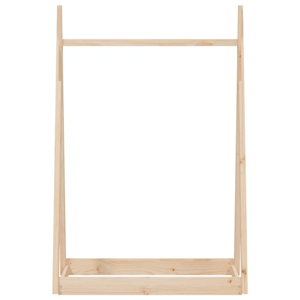 Suporte para roupas 100x45x150 cm madeira de pinho maciç | Entrega Rápida