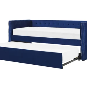 Veludo EU Single Trundle Bed Blue GASSIN
