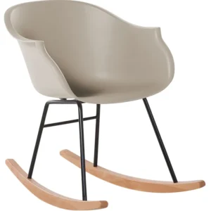 Banco para Arcade Poltrona de Baloiço HARMONY Material sintético Creme