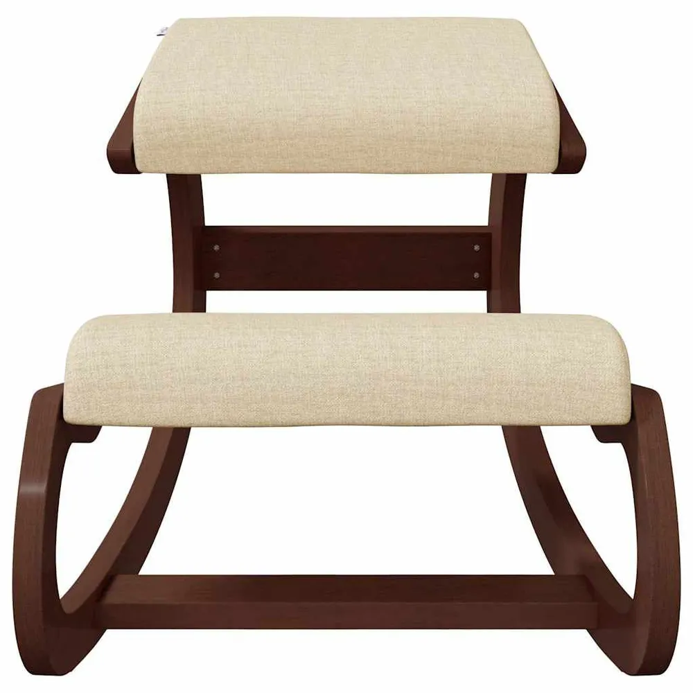 Estante para Jogos Cadeira de ajoelhar 55x84x55 cm contraplacado de bétula creme