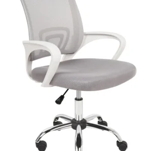 Office Chair Light Grey SIMPLES com Suporte para CPU