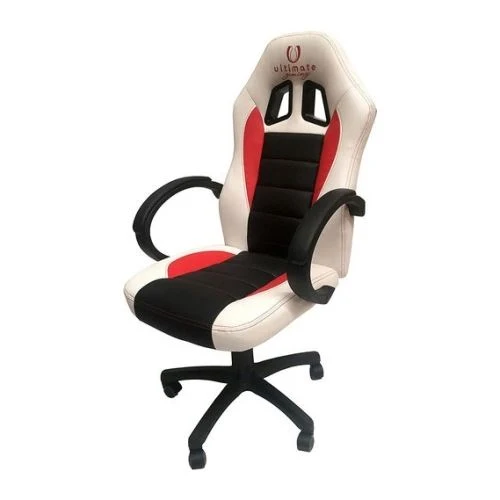 Cadeira Definitivo Branco/Preto/Vermelho.