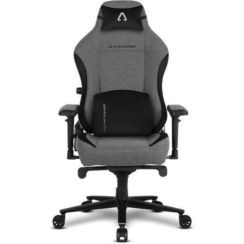 Cadeira Gaming Alpha Gamer Galaxa - Cinzento | Preto