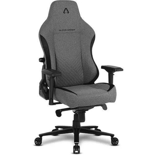 Cadeira Gaming Alpha Gamer Galaxa - Cinzento | Preto
