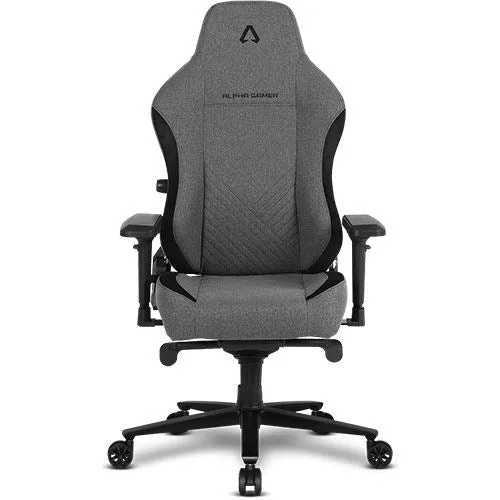 Cadeira Gaming Alpha Gamer Galaxa - Cinzento | Preto