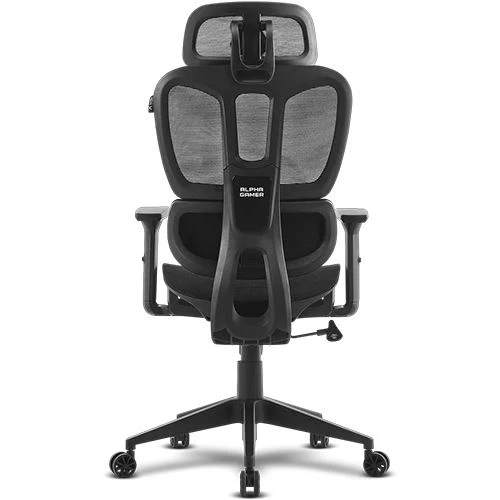 Cadeira Gaming Alpha Gamer Luna V2 - Malha - Preto