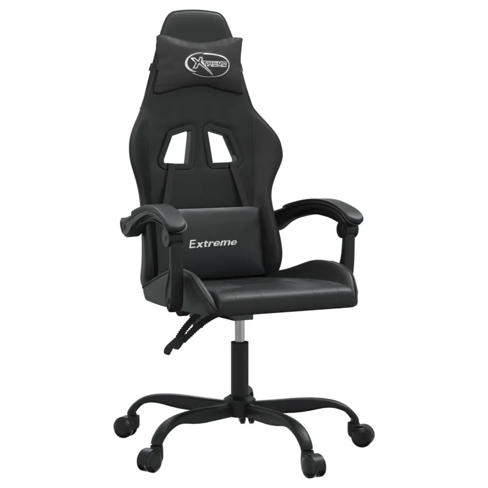 Cadeira de gaming couro artificial preto