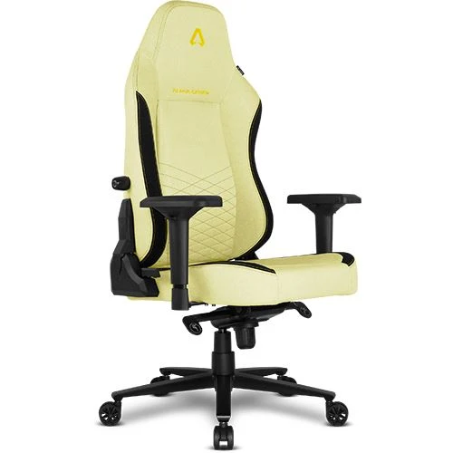 Cadeira Gaming Alpha Gamer Alegra - Amarelo Montagem em 1 Hora