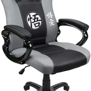 Cadeira Gaming Subsonic Cadeira Dragon Ball Cinza - Design Modular e Ajustável