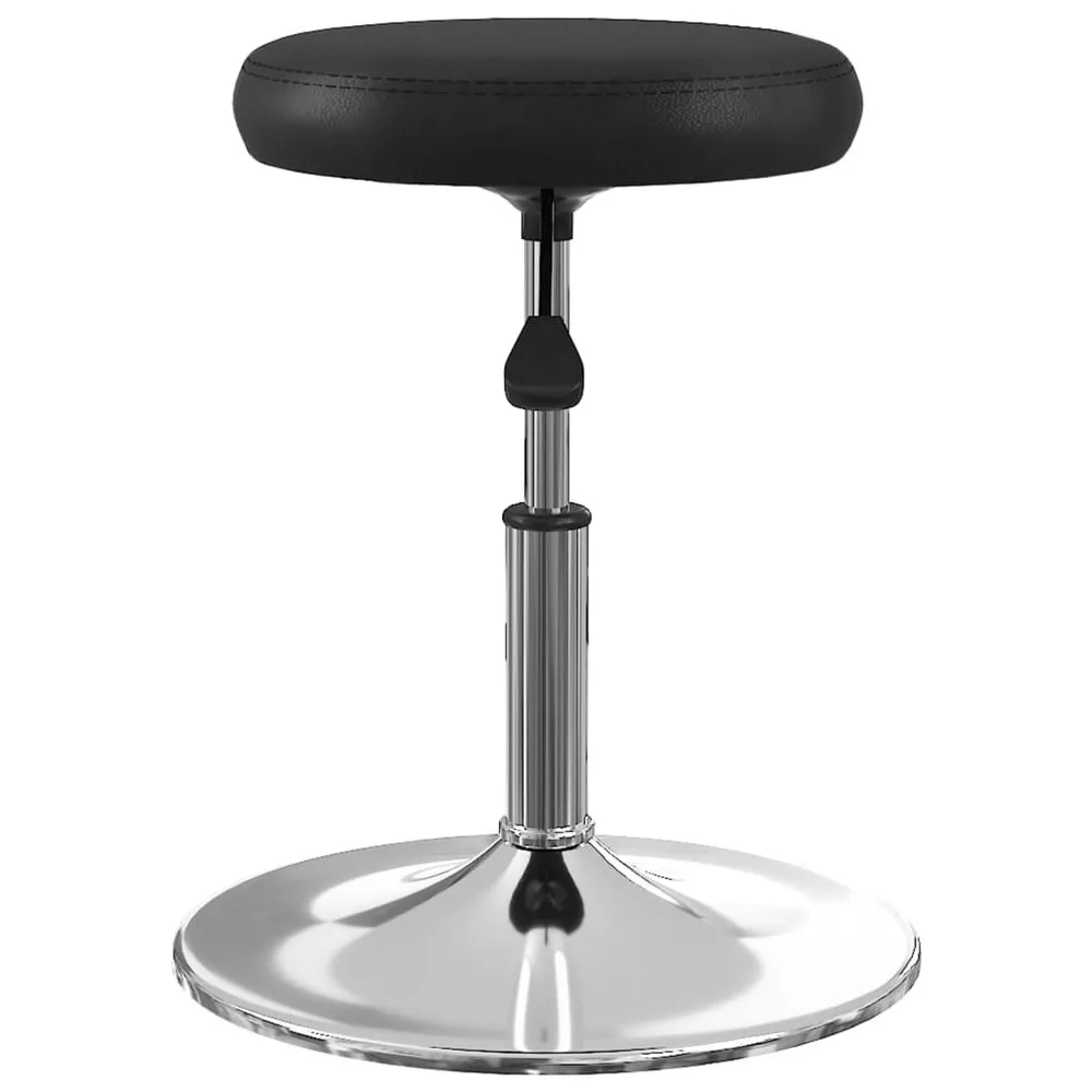 Cadeiras de jantar 4 pcs couro artificial preto com Porta-copos Integrado