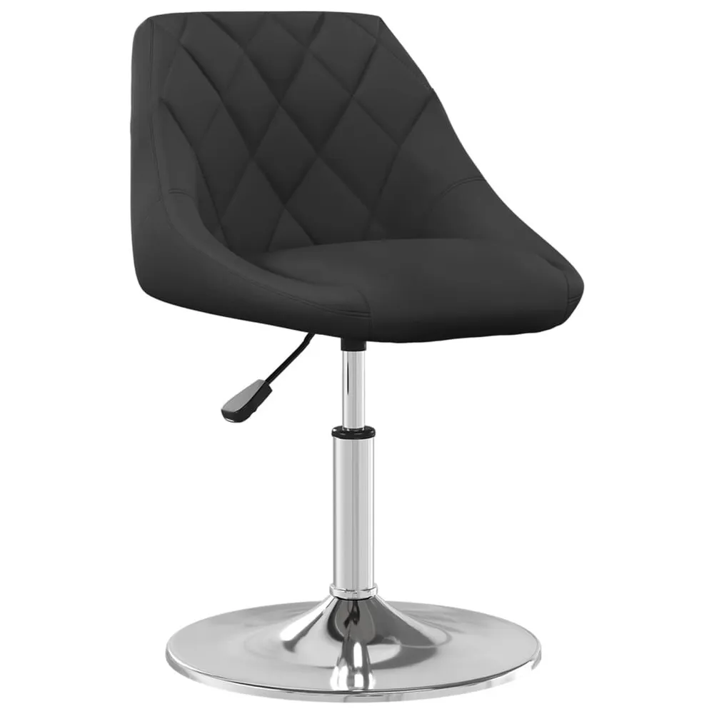 Estante para Jogos Cadeiras de jantar giratórias 4 pcs veludo preto