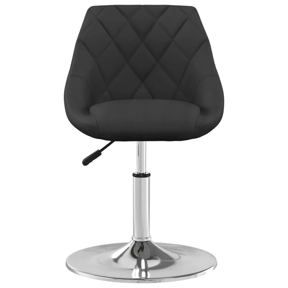 Estante para Jogos Cadeiras de jantar giratórias 4 pcs veludo preto