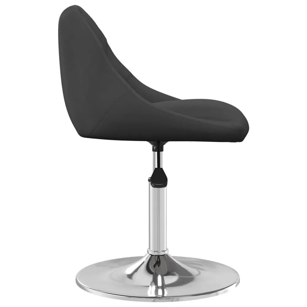 Estante para Jogos Cadeiras de jantar giratórias 4 pcs veludo preto
