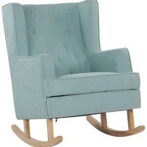Poltrona de Baloiço TRONDHEIM Tecido Verde menta | Ergonômico | Ajustável