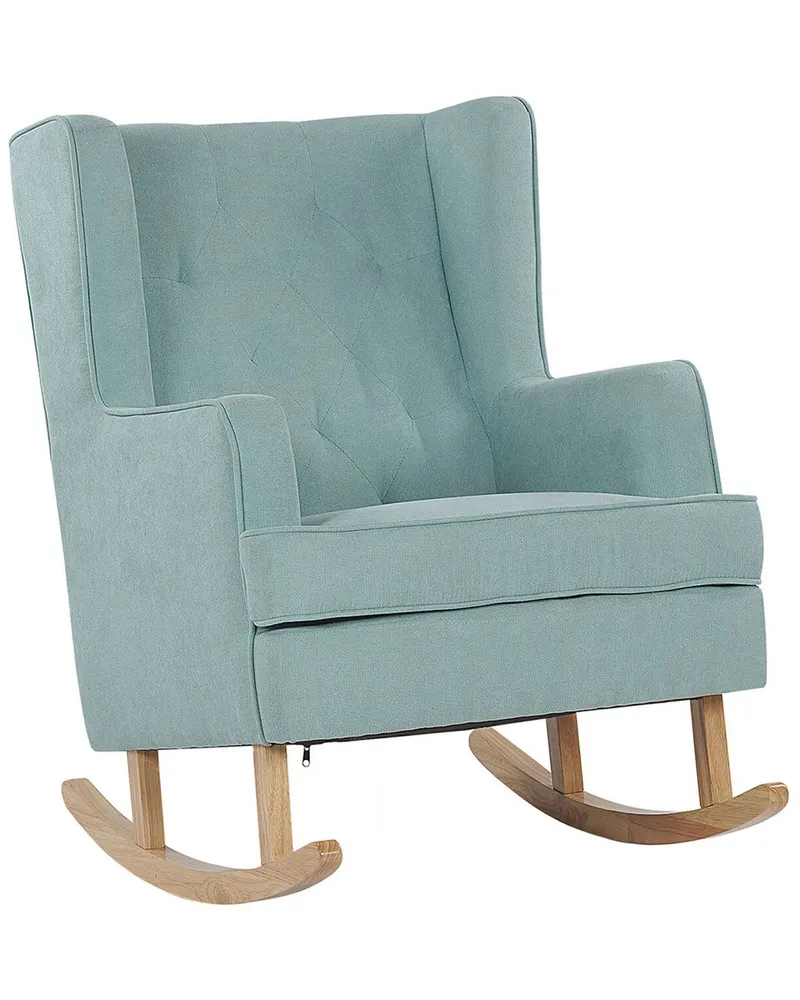 Poltrona de Baloiço TRONDHEIM Tecido Verde menta | Ergonômico | Ajustável