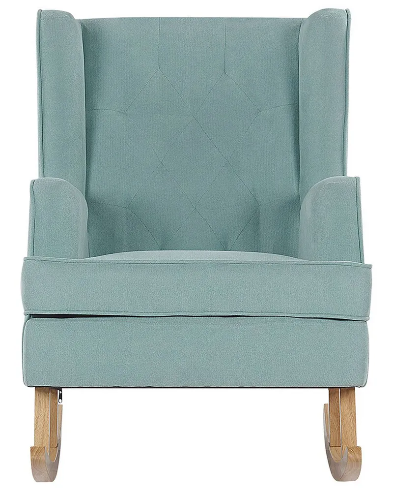 Poltrona de Baloiço TRONDHEIM Tecido Verde menta | Ergonômico | Ajustável