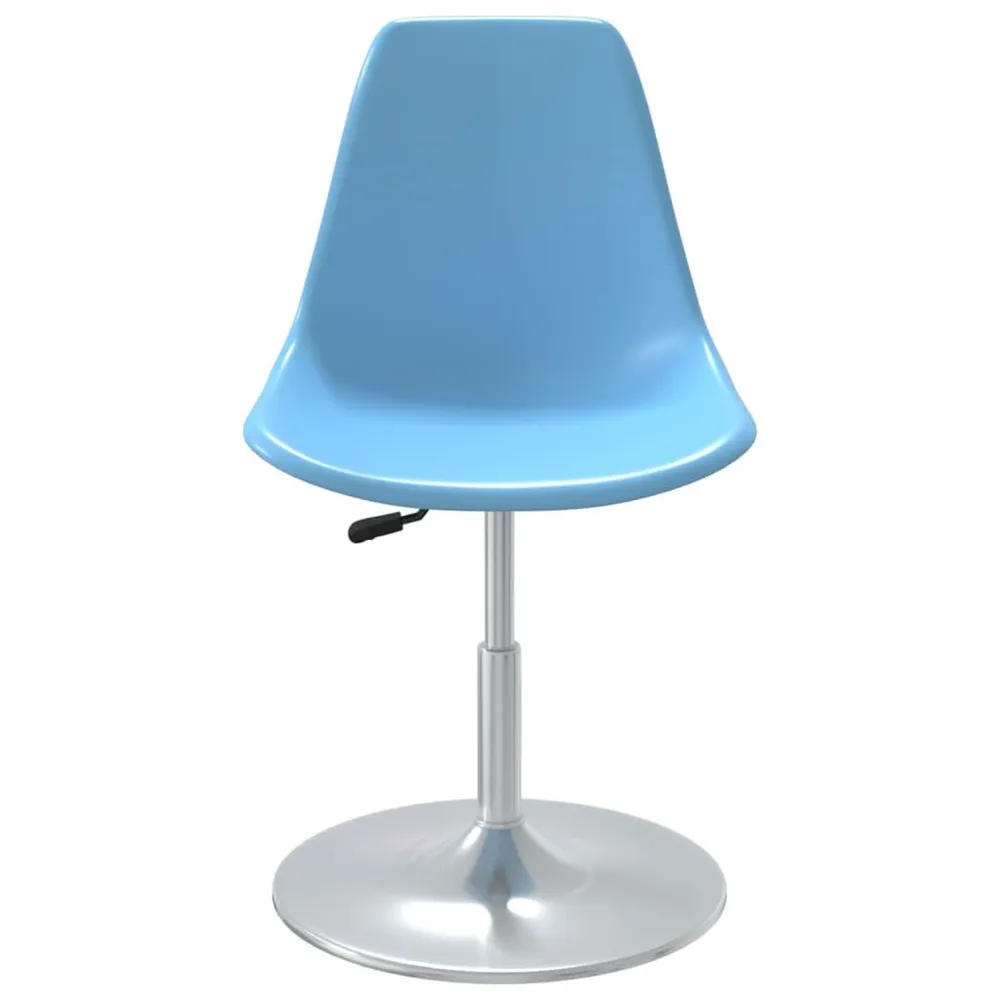 Profissional Premium Cadeiras de jantar giratórias 4 pcs PP azul