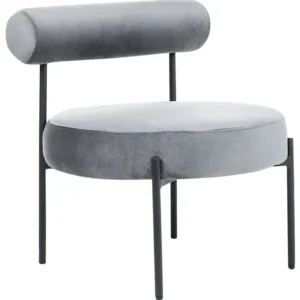 Poltrona ALPHA Veludo Cinzento